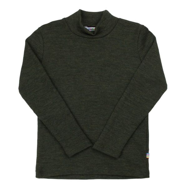 Hovedbilde Joha - Trøye i Ull Jr Turtleneck Rib Mosegrønn