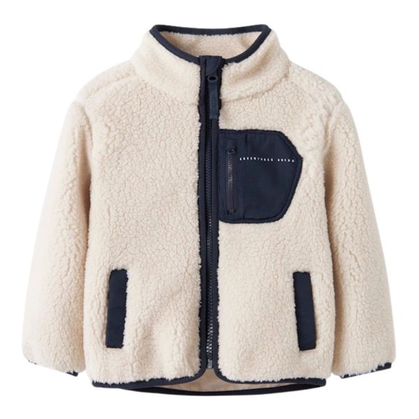 Hovedbilde Name It - Fleecejakke Mattia Sherpa Mini Moonbeam ...