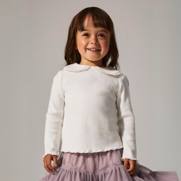 Hovedbilde Name It - Genser med Krage Baila Bright White