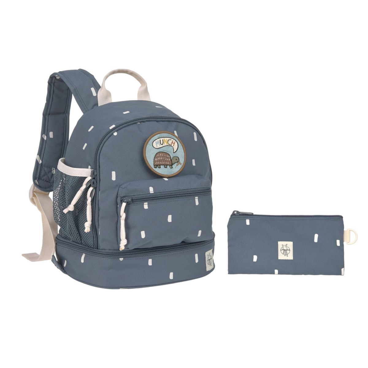 Lässig - Mini Ryggsekk Happy Print Blue