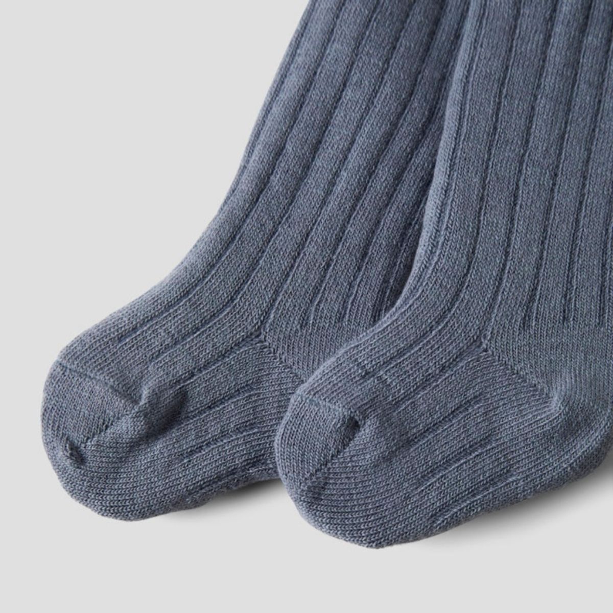 Name It Strømpebukse Baby Ull/ Bomull Rib Wakma Folkstone Gray