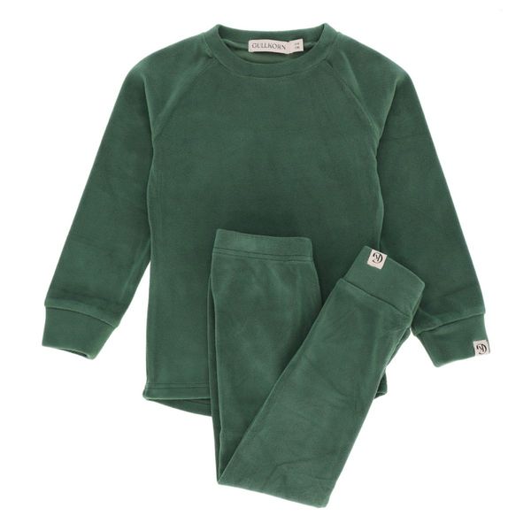 Hovedbilde Gullkorn - Jona Fleece-sett Dyp Grønn