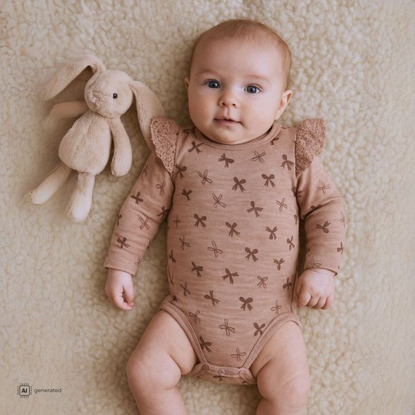 Hovedbilde Name It - Body Ull Wang Bows Shadow Gray 