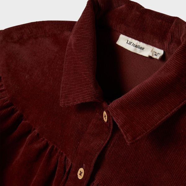 Hovedbilde Lil'Atelier - Kjole Cord Obert Hot Chocolate