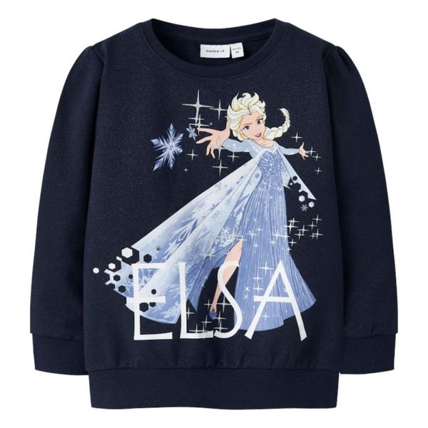 Hovedbilde Name It - Genser Sweat Frozen Navy Blazer Elsa