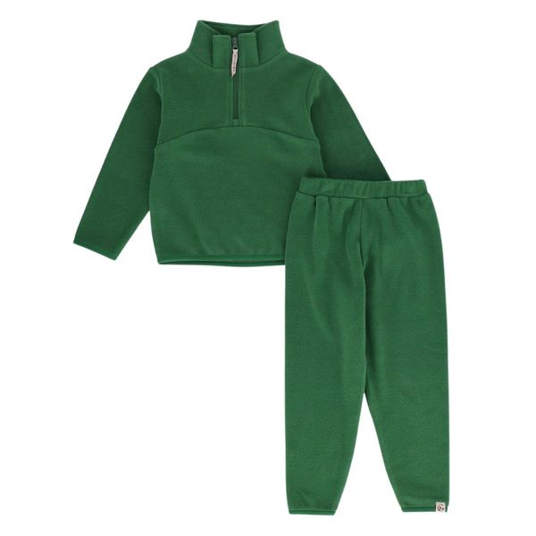 Hovedbilde Gullkorn - Berg Fleece-sett Tåkegrønn