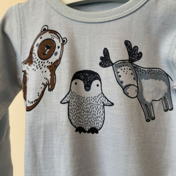 Hovedbilde Hust and Claire - Body Ull og Bambus Baloo Animal ...