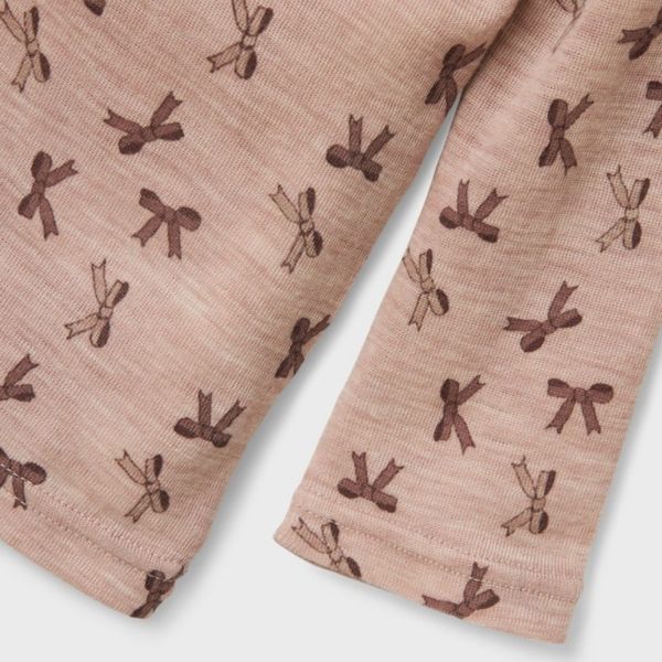 Hovedbilde Name It - Ulltrøye Wang Rib Bows Shadow Gray 