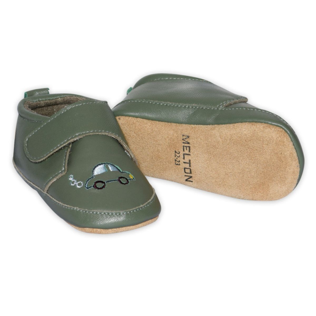 Melton - Tøfler i Skinn Petit Auto Clover Green