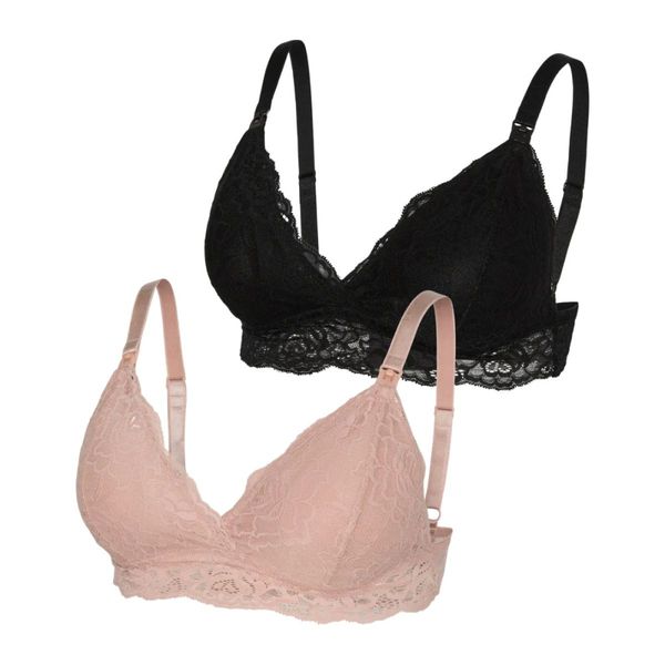 Bilde av Mamalicious - Amme-BH 2-pk Alba Lace Misty Rose/ ...