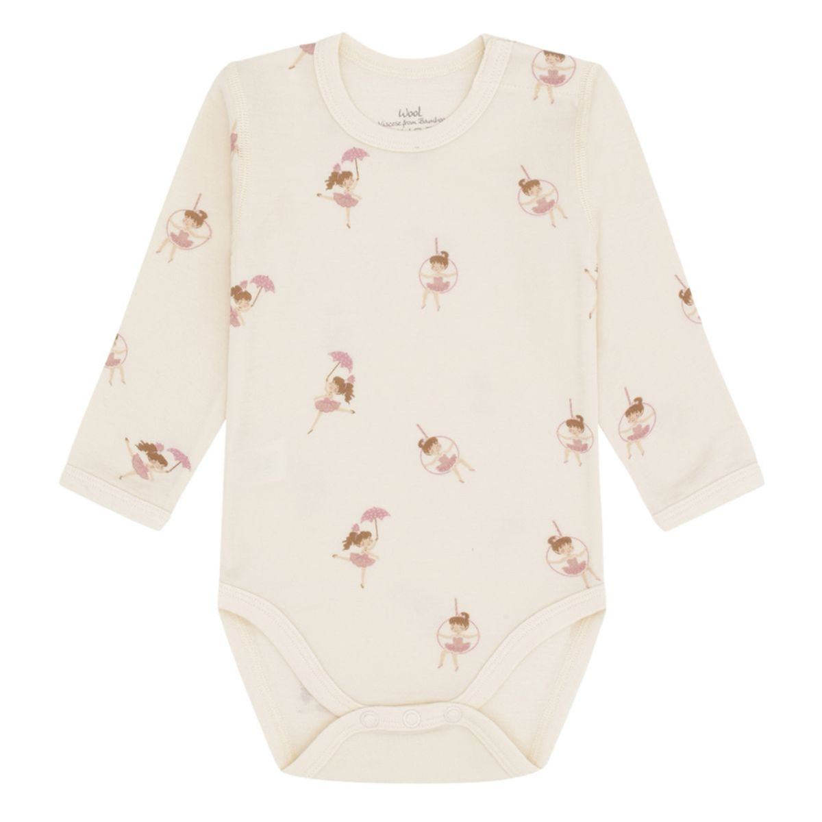 Hust And Claire - Body Ull/ Bambus Baloo Line Dancer Off White