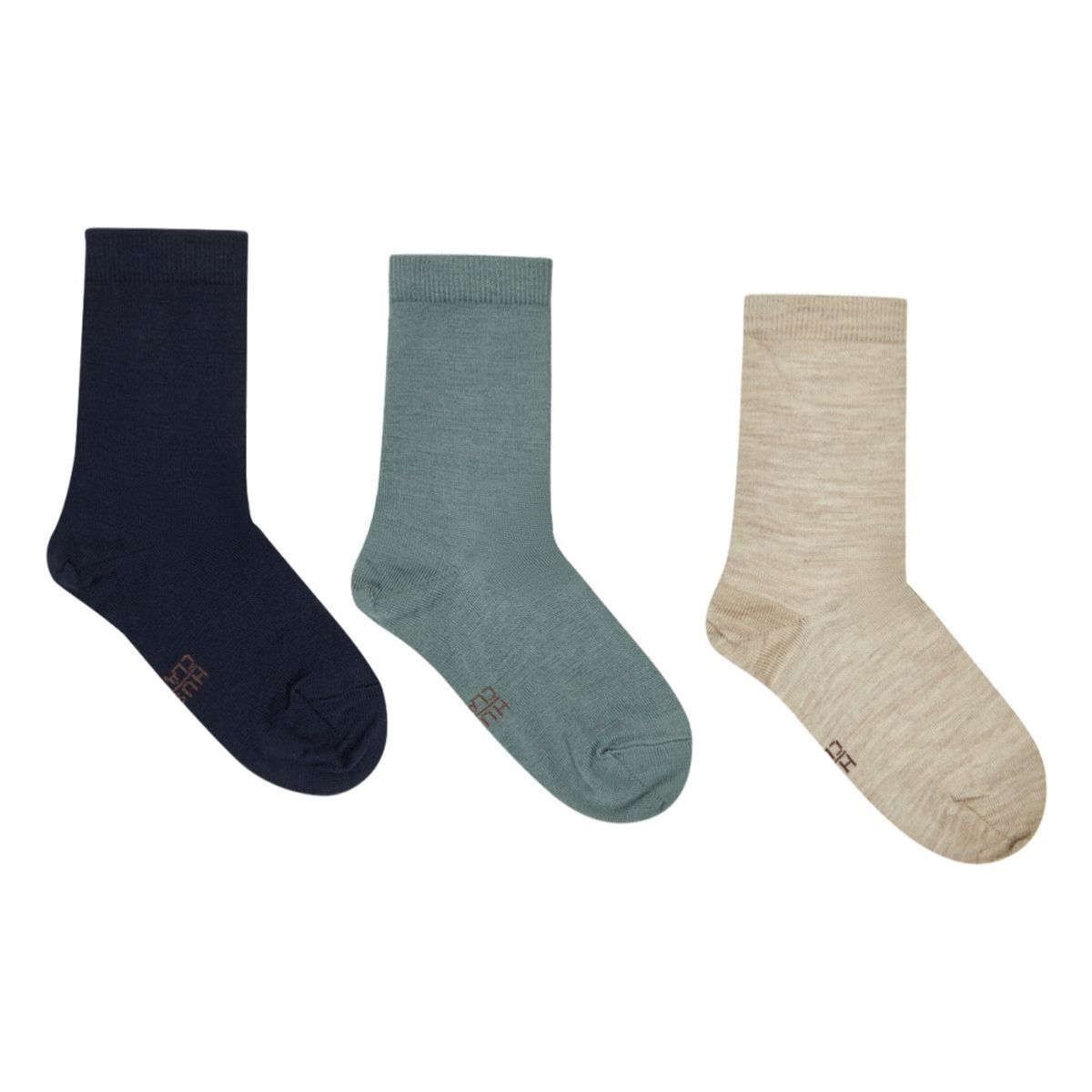 Hust and Claire - Sokker 3-pk Ull/ Bambus Foty More Navy