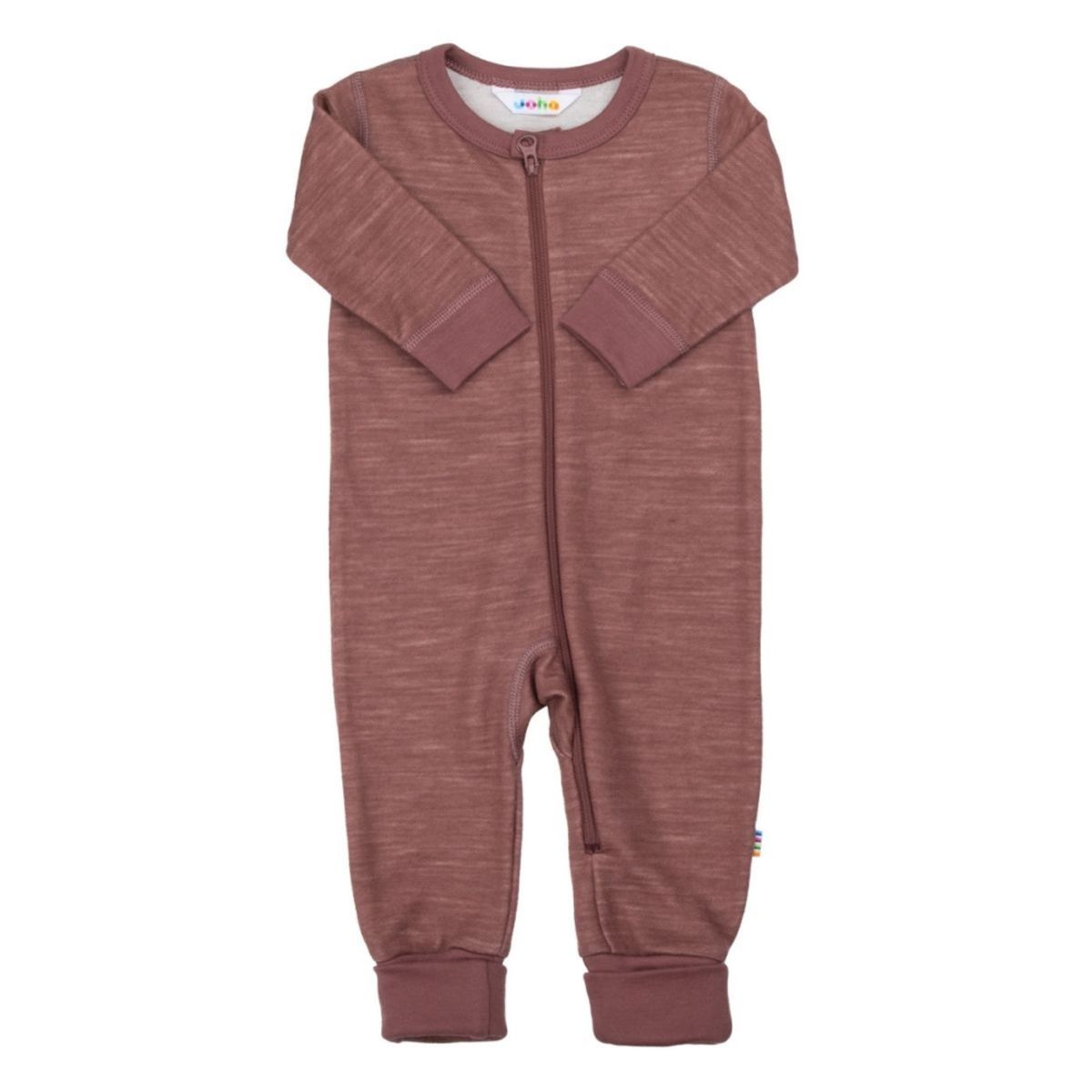 Joha - Heldress 2i1 fot Ull og Bambus Mørk Rose