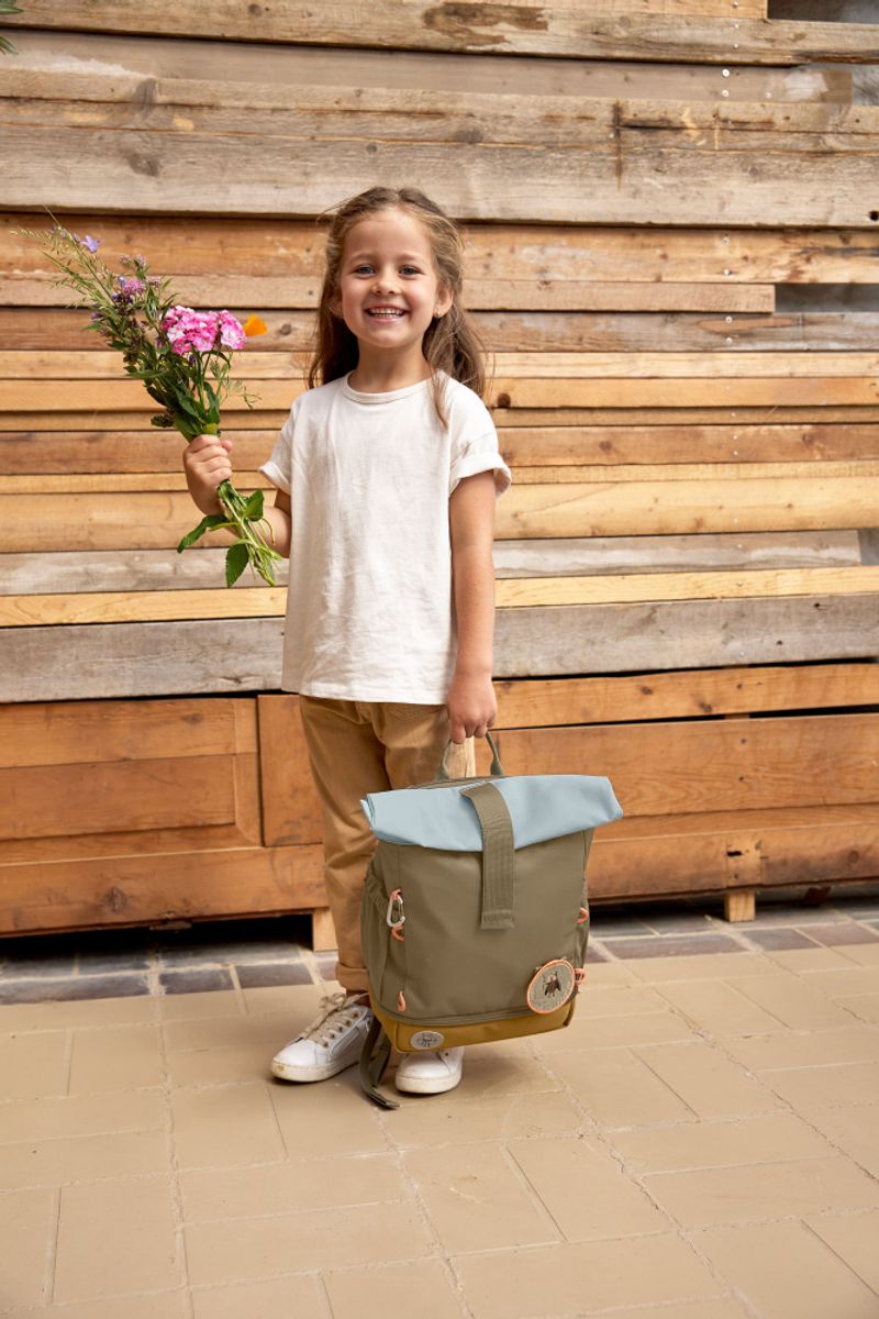 Lässig - Mini Ryggsekk Whale Blue